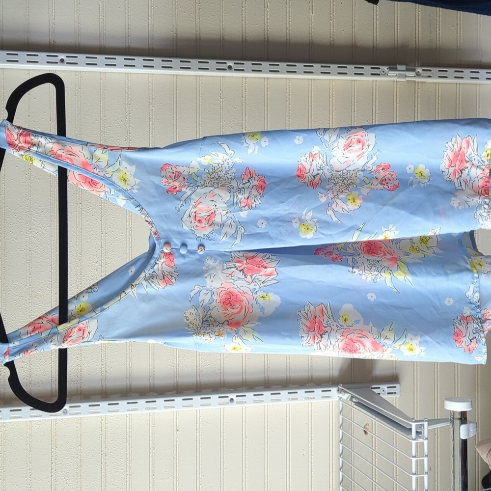 Candies Floral Sleeveless Blouse